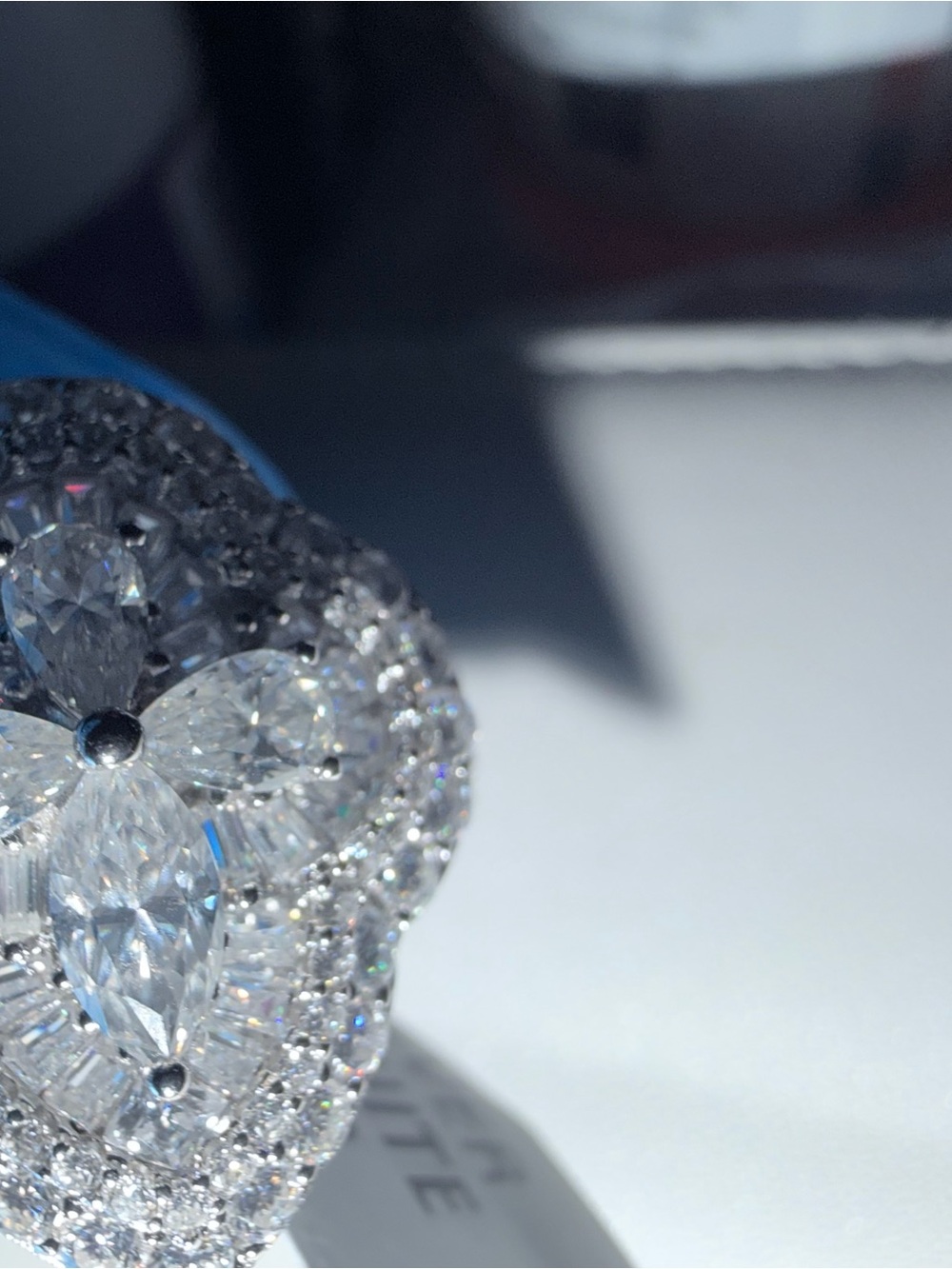 925 starling SILVER MOISSANITE ring